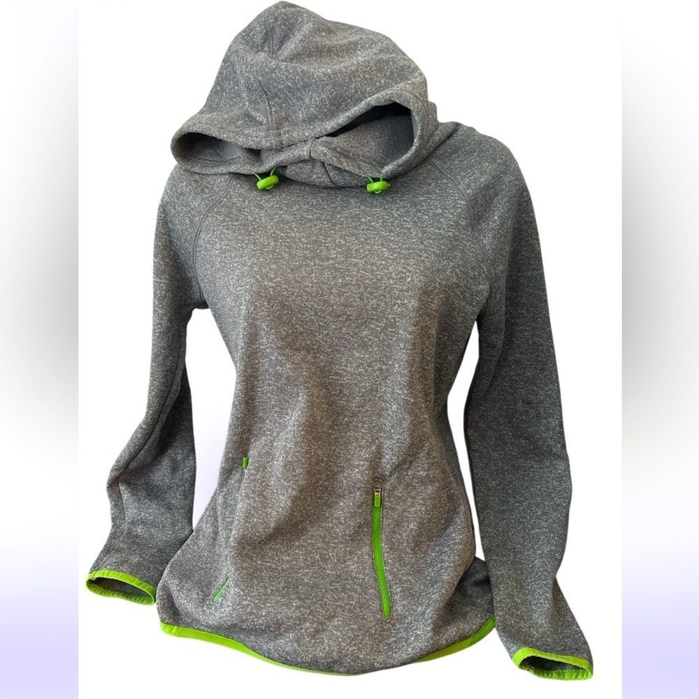 SPALDING Grey  Fleece hoodie Sweater Size Small